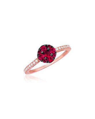 Le Vian 14K Strawberry Gold 0.59 Ct. Tw. Diamond & Ruby Ring