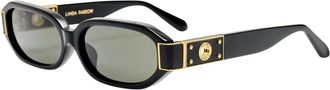 Linda Farrow Laura Zonnebril - unisex - Zonnebrillen - Zwart - 59 MM - Accessoires