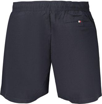 Tommy Hilfiger Logo-Embroidered Swim Shorts - Blue
