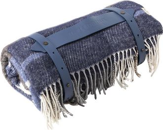 Di Maestro Di Maestro Camaiore Super Soft Italian Cotton Plaid Throw