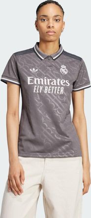 adidas adidas Performance Womens Real Madrid 24/25 Third Jersey - Brown Recycled Material - Size X-Small