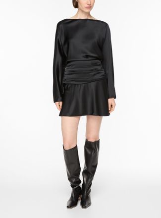 Staud Womens Freda silk mini-dress