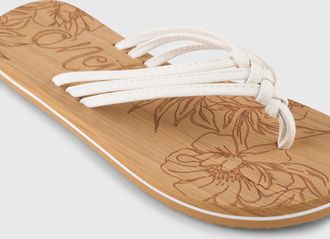 O'Neill Zehentrenner ONEILL DITSY SANDALS, Damen, Gr. 36, snow wei&szlig;, Synthetik, Schuhe Zehentrenner, sportlicher Stil, Sommerschuh, Sandale und Schlappen