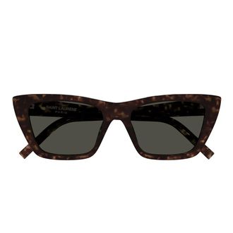 Saint Laurent Sunglasses Sl 276 Mica 002 New Wave Brown/Grey Women