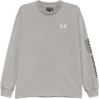 Izzue T-shirt con applicazione logo - Grigio