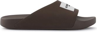 Givenchy BRANDED SLIDERS Size: 45, colour: BROWN