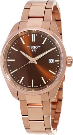 Tissot PR 100 Quartz Brown Dial Ladies Watch T1502103329100