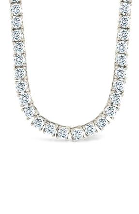 Sterling Forever Jadon Slide Tennis Necklace in Silver at Nordstrom