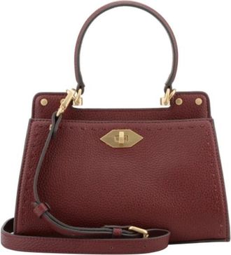 Pourchet Trianon PM - Dames - Handtassen - Rood - ONE Size - Leer - Tassen