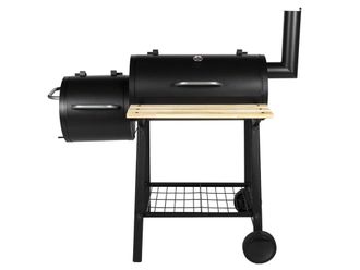 Somagic Barbacoa de carb&oacute;n de acero negro