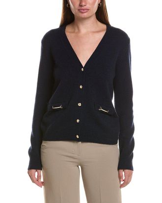 Bruno Magli Wool & Cashmere-Blend V-Neck Cardigan