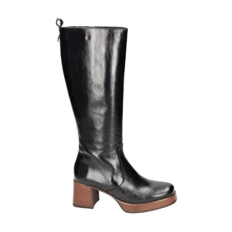 Fluchos Schoenen, Dames, Zwart, 39 EU, Leer, Cristel D9339-Al