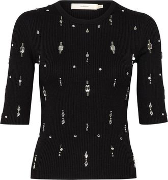 Inwear Yaelleiw Top Strik - Dames - Longsleeves - Zwart - S - Tops