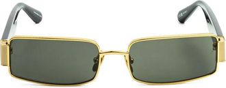 Linda Farrow Occhiali da sole squadrati - Oro