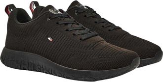 Tommy Hilfiger Heren Tevo Run Hardlooptrainers (Zwart)