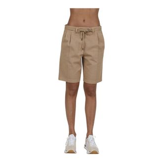 Aspesi Korte Broeken, Dames, Beige, S, Stijlvolle Bermuda Shorts voor Mannen