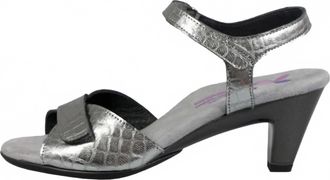 Helle Comfort Womens Eudora Heels In Silver