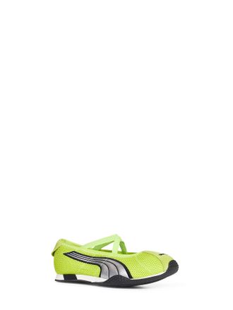 Puma Womens Ballet Flats H-Street Mesh Yellow Other Materials Ballerina Shoes