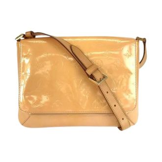Louis Vuitton Pre-owned Cross Body Bags, female, Beige, Size: ONE SIZE Pre-owned Vintage Patent Leather Crossbody Bag