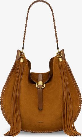 Isabel Marant Borsa a spalla Oskan Hobo Folk in suede - ISABEL MARANT - gender_Woman