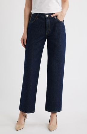 Frame Denim The Hang Long Straight Leg Jeans in Rinse at Nordstrom, Size 30
