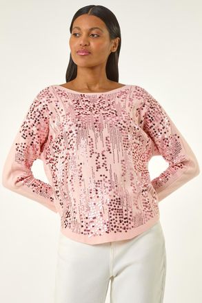 Roman Sparkly Textured Knit Jumper