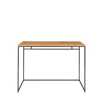 House Nordic Escritorio de madera y metal L100cm - Madera clara