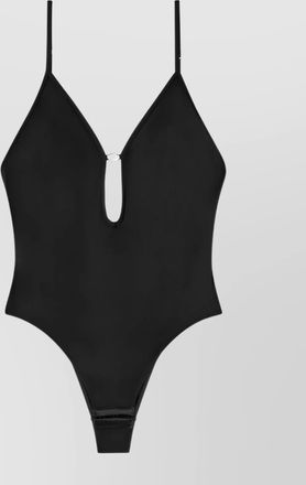 Diesel oval d metal plate bodysuit