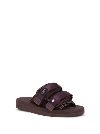 Forte_Forte Womens Double-Strap Sandals Grape Upper Polyester