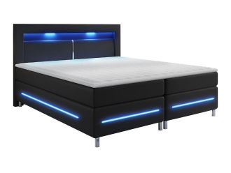 Mirjan24 Mobilier1 - Cama Continental Nashville 109, Blando 100, Continental, Doble, 160x200, Cuero Ecol&oacute;gico, Somieres, 160x210x115cm, Led
