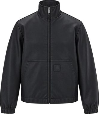 Carhartt Work in Progress Leren Jas - Dames - Leren en Su&egrave;de Jassen - Zwart - XS - Jassen