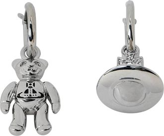 Vivienne Westwood Robijn Kleine Hoep Oorbellen - Dames - Oorbellen - Grijs - ONE Size - Accessoires