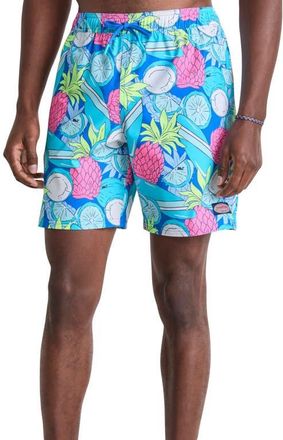 Vineyard Vines Chappy 7-Inch Swim Trunks in Surfchappy Tide Blue at Nordstrom, Size Xx-Large