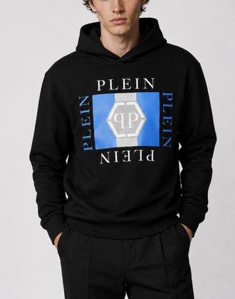 Philipp Plein Hoodie Sweatshirt Men in Black at Nordstrom, Size Xxx-Large