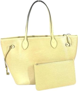 Louis Vuitton Tweedehands leren Louis Vuitton tassen - Dames - Vintage Shopper - Geel - ONE Size - Vintage