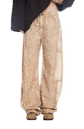 Lioness Horseshoe Jeans in Bambi at Nordstrom, Size X-Large