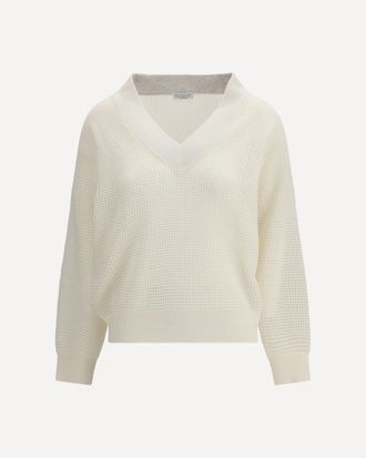 Brunello Cucinelli Cashmere net Sweater Female L