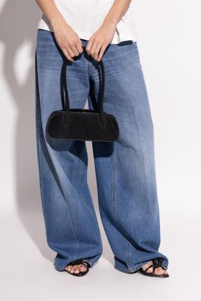 Yuzefi Oyster Mini Shoulder Bag, Womens, Black