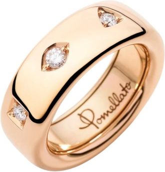 POMELLATO Iconica Slim Ring - Dames - Ringen - Geel - 53 MM - Accessoires