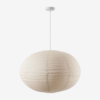 Sklum Lampada A Sospensione Da Soffitto In Lino Elijah Sklum
