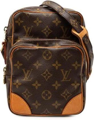 Louis Vuitton Pre-owned Cross Body Bags, female, Brown, Size: ONE SIZE Pre-owned Fabric Crossbody Bag