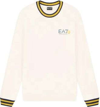 Emporio Armani Felpa Graphic Series - - Knitwear - Uomo - Beige - M