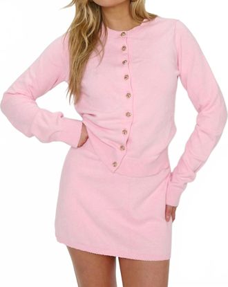 Show me your Mumu Cafe Knit Cardigan In Pink