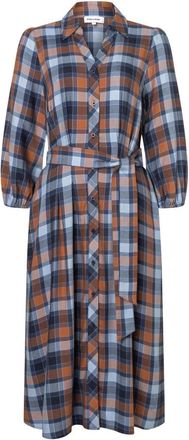 More & More Shirt Dress - Dames - Shirt Kleedjes - Blauw - M - Kleedjes