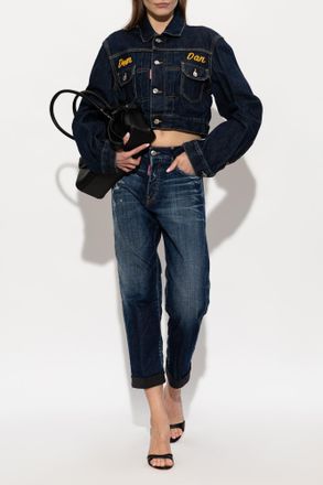 Dsquared2 Tomboy Jeans, Womens, Navy Blue