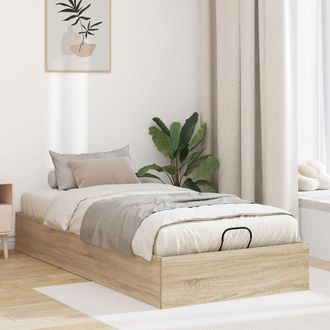 vidaXL Vidaxl Letto Ottomano Rovere Sonoma 90 X 200 Cm Legno Ingegnerizzato