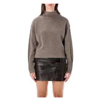 The Garment Volmer Back Bottom Knit - Dames - Truien - Bruin - Maat: XS Wol