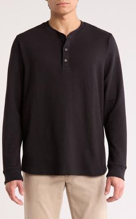 James Campbell Farle Knit Henley in Black at Nordstrom Rack, Size Xx-Large