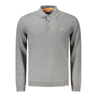 Sun 68 Camisa Polo Manga Larga - Tops - Hombre - Gris - XL