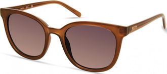 Kenneth Cole Womens KC2995 53 5346F Sunglasses - Brown - One Size